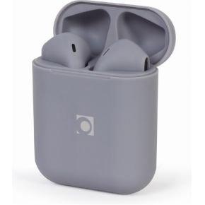 Gembird TWS-SEA-GW hoofdtelefoon/headset Draadloos In-ear Oproepen/muziek Micro-USB Bluetooth Grijs