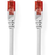Nedis-CAT6-kabel-RJ45-Male-RJ45-Male-U-UTP-1-00-m-Rond-PVC-Wit-Label
