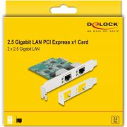 Delock-88101-PCI-Express-x1-kaart-naar-2-x-RJ45-2-5-Gigabit-LAN-RTL8125