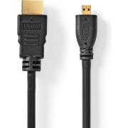 Nedis CVGL34700BK20 HDMI kabel 2 m HDMI Type A (Standaard) Zwart