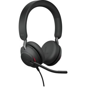 Jabra Evolve2 40 SE Headset Bedraad Hoofdband Oproepen/muziek USB Type-A Zwart