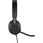 Jabra-Evolve2-40-SE-Headset-Bedraad-Hoofdband-Oproepen-muziek-USB-Type-A-Zwart