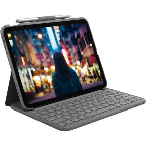 Logitech Slim Folio Grijs Bluetooth AZERTY Frans