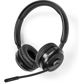 Nedis PC-Headset - On-Ear - Stereo - Bluetooth - Inklapbare Microfoon - Zwart