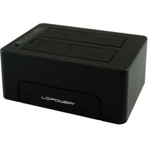 LC-Power LC-DOCK-C basisstation voor opslagstations USB 3.1 (3.1 Gen 2) Type-C Zwart