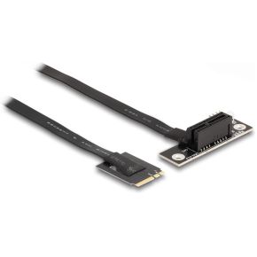 Delock 64217 M.2 Key A+E naar PCIe x1 NVMe Adapter haaks met 20cm kabel