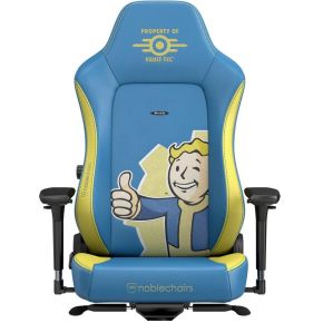 Noblechairs NBL-HRO-PU-FVT gamestoel PC-gamestoel Gecapitonneerde zitting Blauw, Geel