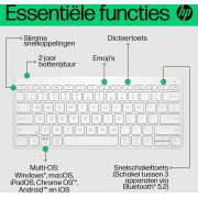 HP-350-Compact-Multi-Device-Bluetooth-in-Wit-toetsenbord