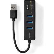 Nedis-USB-Hub-USB-A-Male-3x-USB-A-Female-5-Poorts-poort-en-USB-3-2-Gen-1-USB-Gevoed-5-Gbps-