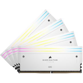 Corsair DDR5 Dominator Titanium 4x16GB 6400 White geheugenmodule