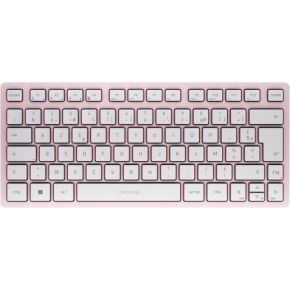 CHERRY KW 7100 MINI BT toetsenbord Bluetooth AZERTY Frans Roze