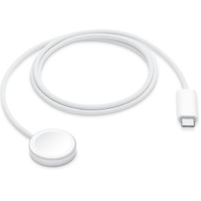 Apple MT0H3ZM/A oplader voor mobiele apparatuur Smartwatch Wit USB Draadloos opladen Snel opladen Bi