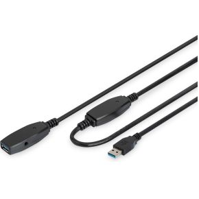 Digitus actieve USB 3.0 verlengingskabel 20 m