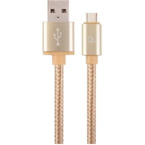 Gembird CCB-MUSB2B-AMCM-6-G USB-kabel 1,8 m 2.0 USB A USB C Goud