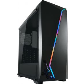 LC-Power Gaming 700B - Hexagon Midi-Toren Zwart