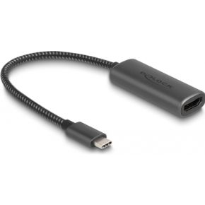 Delock 64229 USB Type-C-adapter naar HDMI (DP Alt Mode) 8K met HDR-functie aluminium