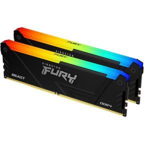 Kingston DDR4 FURY Beast RGB 2x8GB 3600 Geheugenmodule