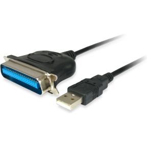 Equip 133383 kabeladapter/verloopstukje USB 2.0 IEEE1284 Zwart