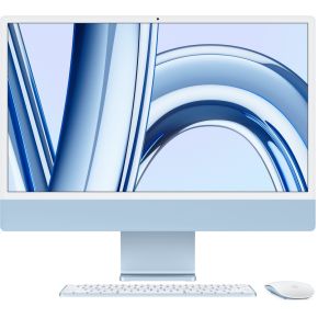 Apple iMac 24-inch (2023) - M3 8‑core CPU chip - 10‑core GPU - 256GB SSD - Blauw - AZERTY