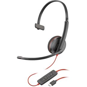 HP Poly Blackwire 3210 Monaural USB-C Headset (Bulk) Bedraad Hoofdband Kantoor/callcenter USB Type-C