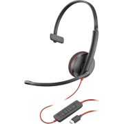 HP-Poly-Blackwire-3210-Monaural-USB-C-Headset-Bulk-Bedraad-Hoofdband-Kantoor-callcenter-USB-Type-C