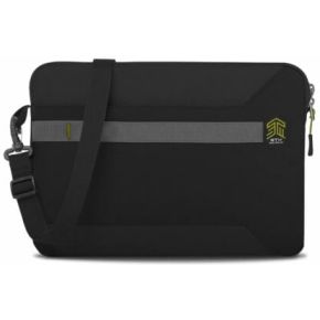 STM Blazer laptop sleeve - geschikt voor MacBook 13 & 14 inch - extra bescherming - zwart