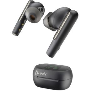 HP Poly Voyager Free 60+ UC Headset Draadloos In-ear Oproepen/muziek USB Type-A Bluetooth Zwart