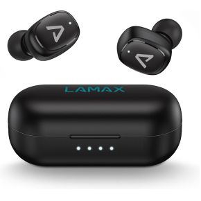 Lamax Dots3 Play Headset Draadloos In-ear Oproepen/muziek USB Type-C Bluetooth Zwart