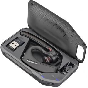 HP Poly Voyager 5200 Headset Draadloos oorhaak Kantoor/callcenter USB Type-A Bluetooth Zwart