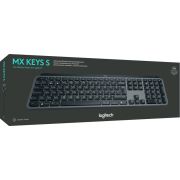 Logitech-MX-Keys-S-RF-draadloos-Bluetooth-AZERTY-Belgisch-Grafiet-toetsenbord