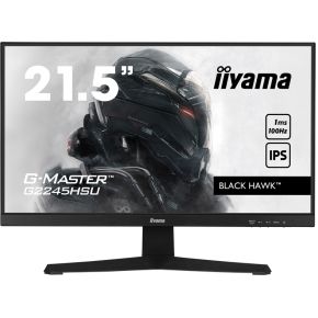 Iiyama G-Master Black Hawk G2245HSU-B1 - 22" IPS - 1920 x 1080 Full HD - 100Hz - 1 ms - HDMI, DisplayPort, 2x usb - Luidsprekers