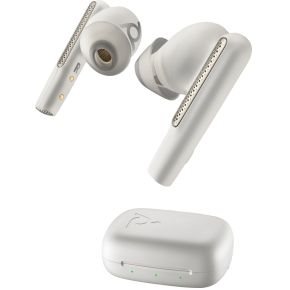 POLY Voyager Free 60 UC M Headset Draadloos In-ear Oproepen/muziek USB Type-A Bluetooth Wit