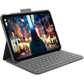 Logitech Slim Folio Grijs Bluetooth QWERTY Spaans