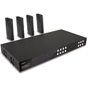 Lindy 38345 audio/video extender AV-zender & ontvanger Zwart