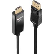 Lindy 40928 video kabel adapter 5 m DisplayPort HDMI Type A (Standaard) Zwart