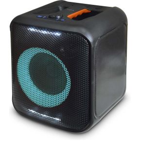 Nedis Bluetooth Party Speaker - Maximale batterijduur: 5 uur - 150 W - Handgreep - Feestverlichting - Koppelbaar - Equalizer - Oranje / Zwart