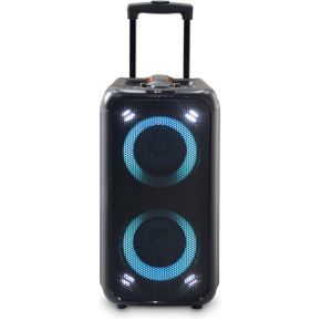 Bluetooth Party Speaker - Maximale batterijduur: 5 uur - 240 W - Handgreep - Feestverlichting - Equalizer - Oranje / Zwart