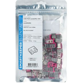 Smart Keeper Essential USB-A Port Lock (100x) - Roze