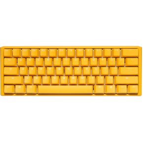 Ducky One 3 Mini Yellow toetsenbord USB QWERTY Amerikaans Engels Geel
