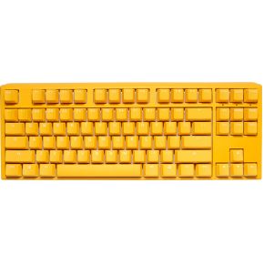 Ducky One 3 Yellow TKL Gaming Tastatur RGB LED - MX-Blue US toetsenbord USB