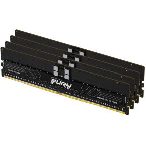 Kingston Technology FURY 128GB 5600MT/s DDR5 ECC Reg CL28 DIMM (set van 4) Renegade Pro EXPO geheugenmodule