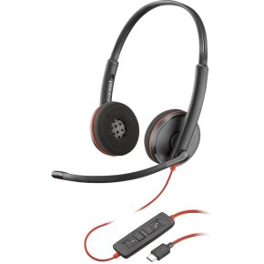 POLY Blackwire C3220 Stereo USB-C Headset + draagetui