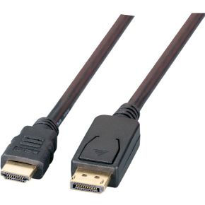 EFB Elektronik K5561SW.5V2 video kabel adapter 5 m DisplayPort HDMI Zwart