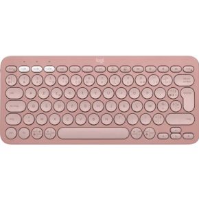 Logitech Pebble Keys 2 K380s Roze AZERTY Draadloos toetsenbord