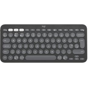 Logitech Pebble Keys 2 K380s toetsenbord RF-draadloos + Bluetooth QWERTY Brits Engels Grafiet