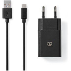Nedis Thuislader | 2,4 A | Losse Kabel | USB-C | Zwart
