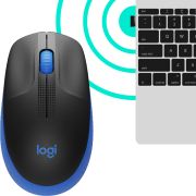 Logitech-M190-Zwart-Blauw-Draadloze-muis