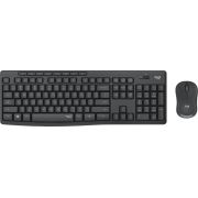 Logitech MK295 Silent Zwart toetsenbord en muis