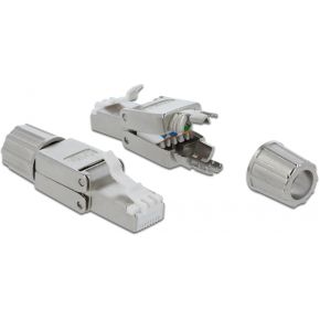 Delock 86477 RJ45-stekker Cat.6A STP zonder gereedschap