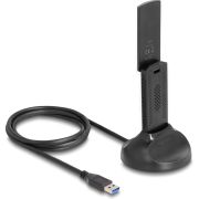 Delock 12773 Wi-Fi 6E dual-band WLAN USB-adapter AX3000 (2 x 1201 + 574 Mbps)